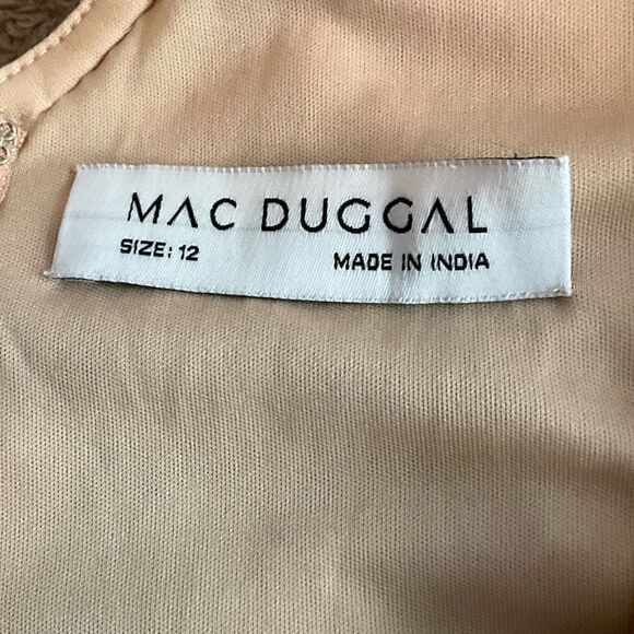 Mac Duggal 10903 Womens FLORAL SEQUINED ONE SHOULDER COLUMN GOWN - Picture 15 of 15